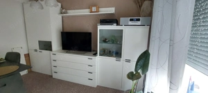 Wohnwand weiß zu verkaufen (4 Teilig)