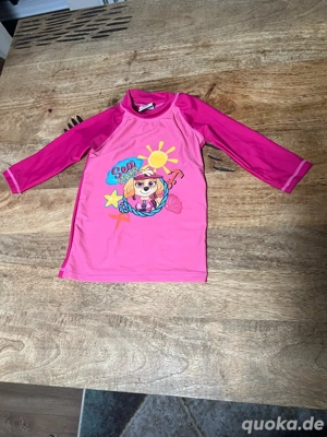 UV Shirt Paw Patrol 110-116 Kinder Mädchen Pink