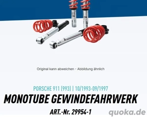 Sportfahrwerk Porsche 993