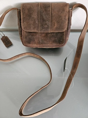 Neu! Edle JOBIS Damen Handtasche Leder ungetragen mit Etikett! TOP! Bild 5