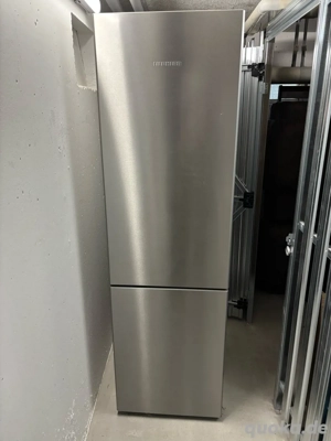 Liebherr Kühl-Gefrierkombination in Edelstahloptik