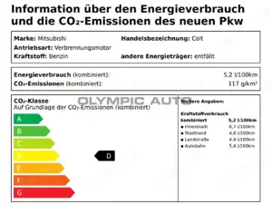 Mitsubishi Colt 1.0 Turbo Select KAMERA NAVI SITZHEIZ LED Bild 2