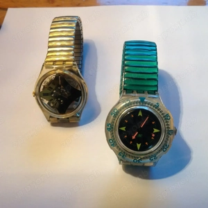 zwei Swatch Armbanduhren aus den Jahren 1992  93