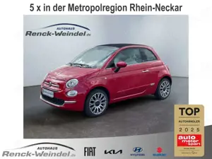 Fiat 500C Lounge 1.2 Klima PDC Temp Berganfahrass. BT DAB Ko