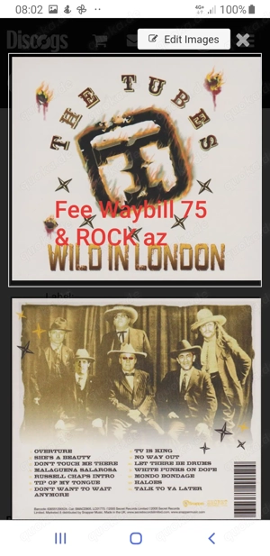 FeeWaybill75TubesLive&ROCKaz C.Valente P.Boone