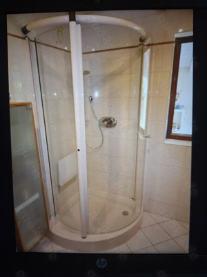 Badeinrichtung Dusche 90 x 90 mit Drehbare Glasduschwand