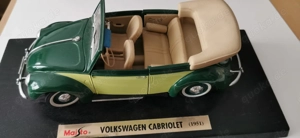 Maisto Modellauto Volkswagen Käfer Cabrio1951 