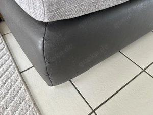 Marke Novel UVP 500  Polsterbank mit Stoff & Leder   gebraucht