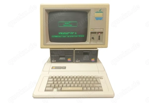 Apple IIe 1982 Computer Monitor Disketten Laufwerk Maus