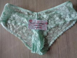 Neues zu Hause für meinen getragenen spitzen Panty gesucht ! Getragene Slips !