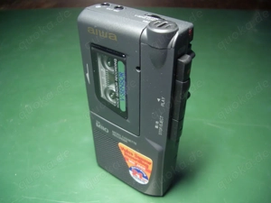 Neues Diktiergerät AIWA TP-M110 mit Batterien und passender 30 Min. Kassette