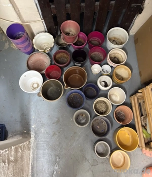 gebrauchte Blumentöpfe versch. Größen KOMPLETT