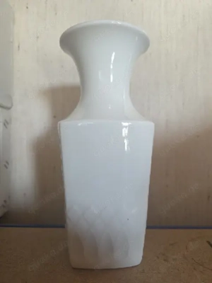 Bavaria Schumann Arzberg Porzellan Blumen-Vase weiß