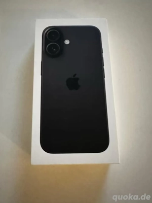 iphone 16 schwarz Neu 128gb