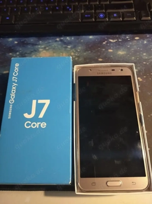 Samsung Galaxy J7 Core Farbe Gold mit Zubehör