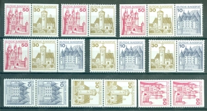 Bund postfrisch W 57-W 62 und 913, 914, 916 C D