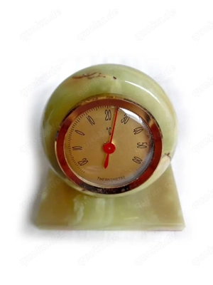 Selten altes Thermometer aus Marmor