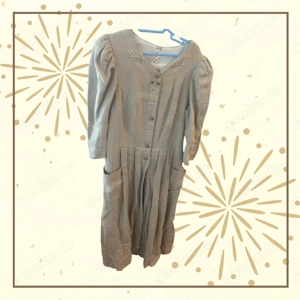 TRACHTEN- Leinenkleid von Pfister Austria Gr. 44 Neu Neupreis 1299 Euro 