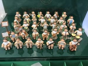 Wendt & Kühn guterhaltene 35 Engel + Schlummerkiste Erzgebirge 