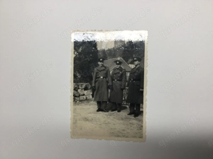 Drei Deutsche Soldaten im Winter Fotografie Alt Antik WK2 