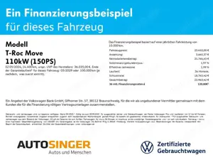 Volkswagen T-Roc Move 1.5 TSI *LED*NAVI*PDC*SHZ*LANE*DAB*