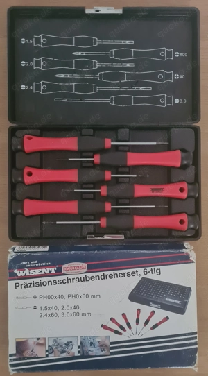 Wisent Präzisions Schraubendreher Set Satz 6-teilig