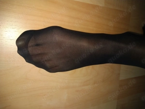 Strumpfhose Nylom schwarz getragen