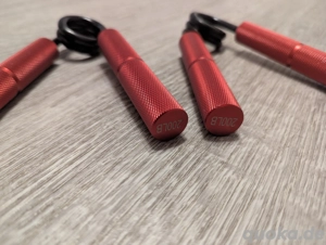 1 Paar   2 Stk Fingerhantel rot Unterarmtrainer Hand Gripper   200LB NEU 200 LB  Bild 3