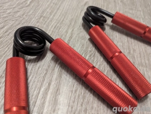 1 Paar   2 Stk Fingerhantel rot Unterarmtrainer Hand Gripper   200LB NEU 200 LB  Bild 4