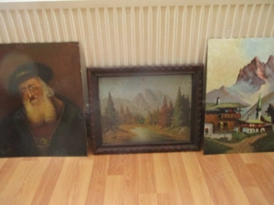 19 alte Öl Bilder aus den 60j 