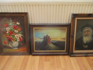 19 alte Öl Bilder aus den 60j  Bild 2