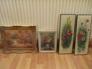 19 alte Öl Bilder aus den 60j  Bild 6