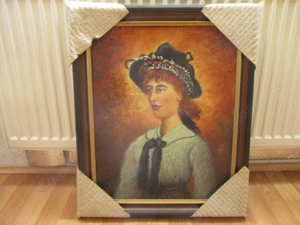 19 alte Öl Bilder aus den 60j  Bild 7