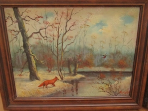 19 alte Öl Bilder aus den 60j  Bild 10