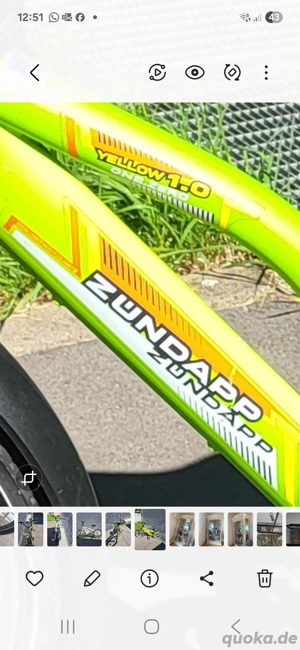 kinderfahrrad Zündapp Yellow