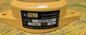4x Gerb Federelement Spring Element S2-48 S   4214 - Last 3,31 kN Bild 4