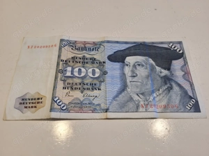 100 DM Schein gut erhalten