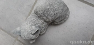 Steinfigur Katze, neuwertig Bild 2