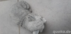 Steinfigur Katze, neuwertig Bild 3