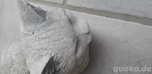 Steinfigur Katze, neuwertig