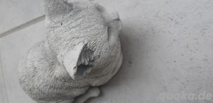 Steinfigur Katze, neuwertig Bild 3