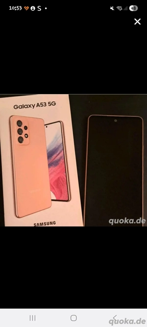 Wie Neu...Samsung A53 in Peach 