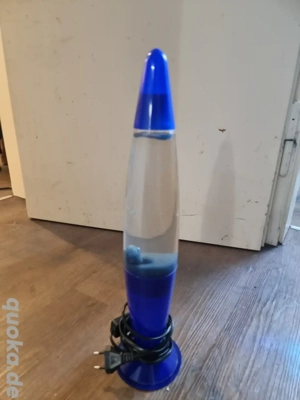 Lawalampe in Blau zu verkaufen 