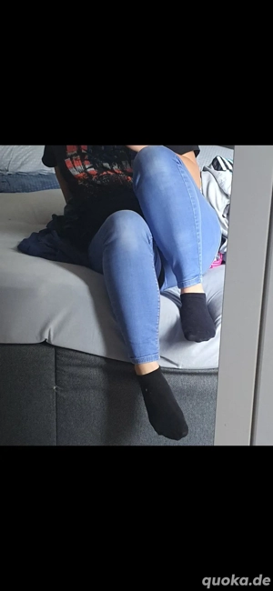 Getragene Damensocken