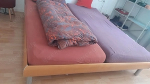 Futon Bett HESENE Holz 180 x 200 cm