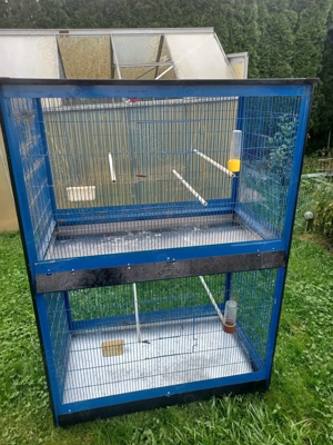 Vogelkäfig mit Zubehör  Bild 2