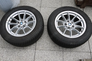 Winterreifen Bridgestone Blizzak LM 001. 205 60R16.  BMW-Felgen 6 1 2Jx16 Bild 2