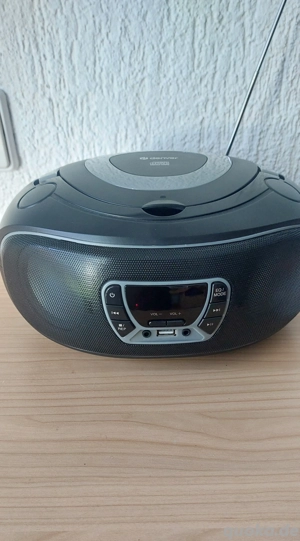 Denver TCL-212BT Bluetooth CD-Player mit Radio & LED   Grau