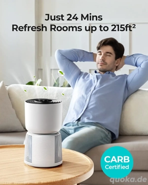 Neu Luftreiniger Allergiker, H13 HEPA Filter Gegen 99,97% von Staub Schimmel Pollen Staub Gerüche Bild 4