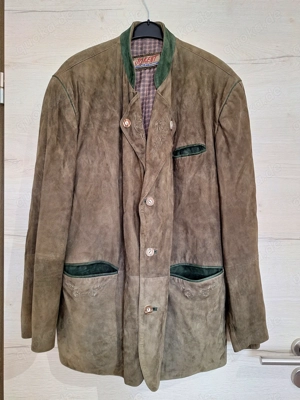 Herren Trachten Lederjacke Blazer gebraucht, sehr guter Zustand, Größe XL Farbe Grün Braun